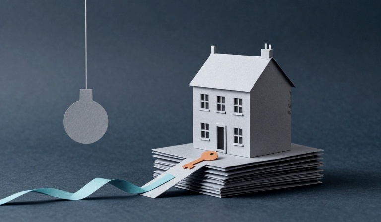 UK house prices see first annual fall in 3 years