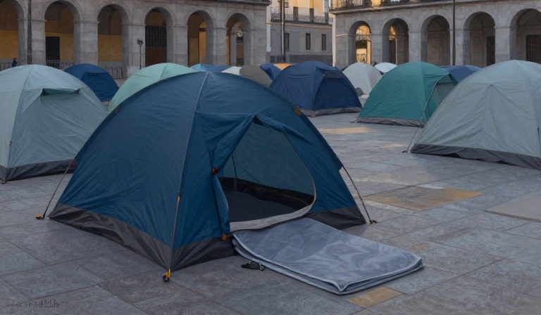 Madrid Protest Camp Follows Eviction of 87-Year-Old Woman
