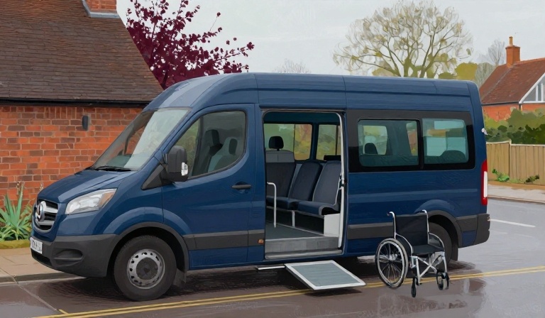 Princess of Wales visits West Sussex Minibus in Pulborough