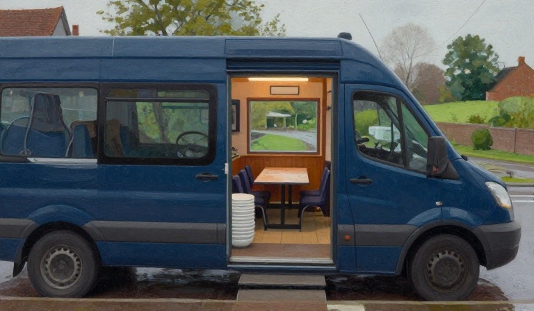 Princess of Wales joins Pulborough lunch and minibus journey