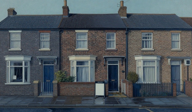 UK house prices fall 0.2% as annual growth halves