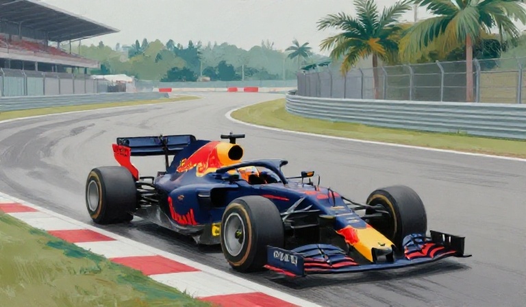 Hadjar falls to fifth after battery issue in Malaysia