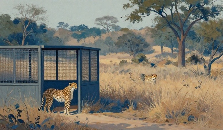 Two Cheetahs Released at Madhya Pradesh’s Third Habitat