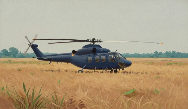 Nigerian Air Force Helicopter Lands in Makurdi, Returns to Base