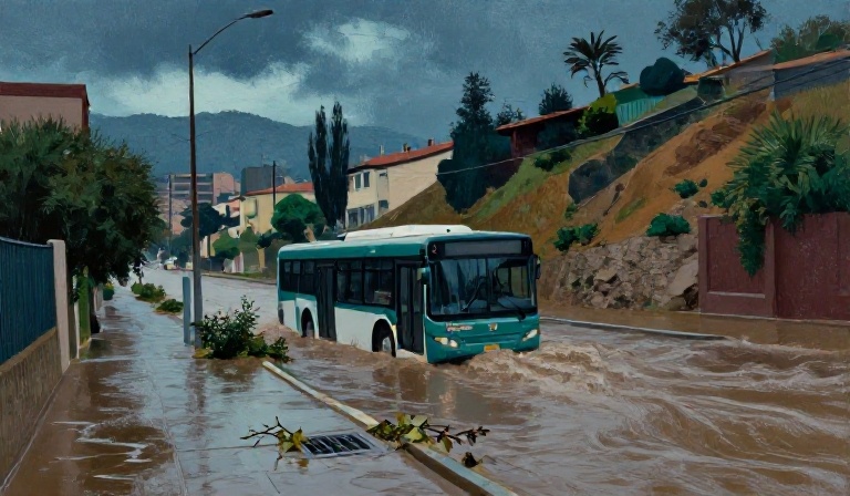 Floods hit Santiago as Kast declares emergency in Las Condes