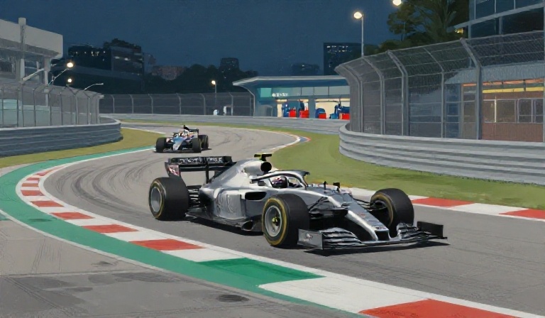 Russell leads Singapore GP practice for Mercedes