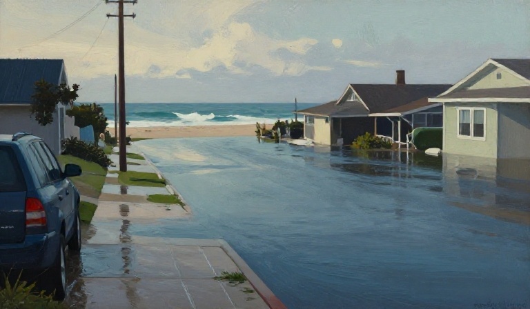 Flooding hits Newport Beach and Southern California coast